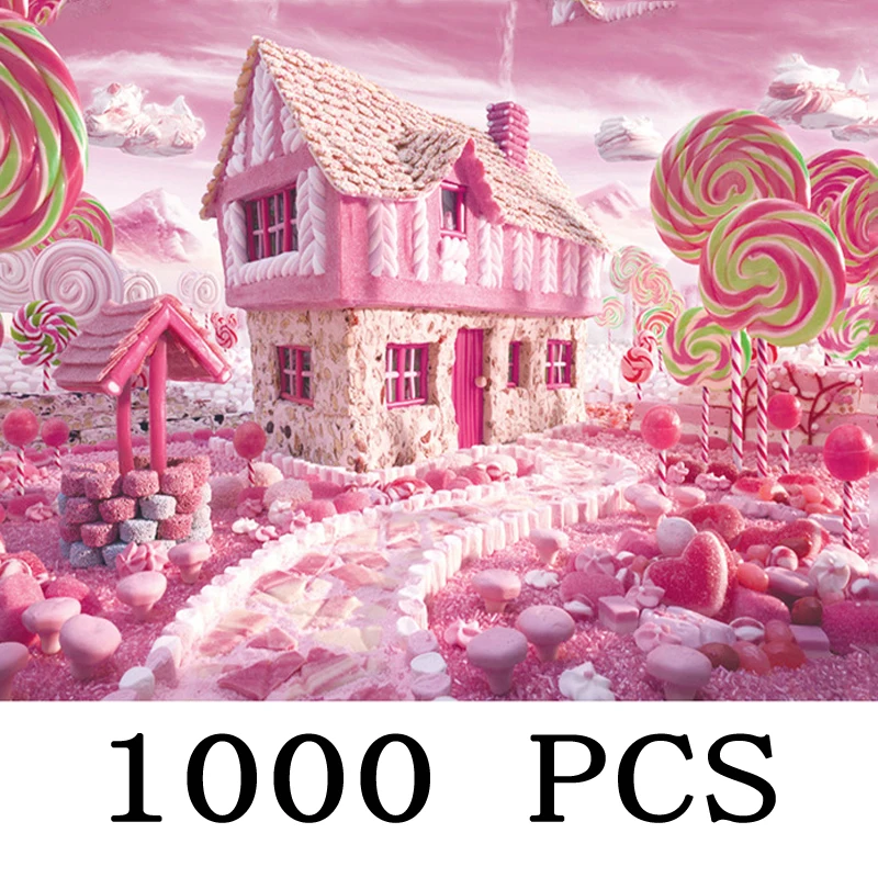 

Toy Puzzle 1000 Pieces Jigsaw Puzzle Storage Bag Paper Puzzles Educational Toys For Children Puzzles For Adults Assembly Model