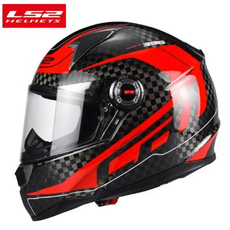 LS2 FF396 12k гоночный шлем из углеродного волокна на все лицо мотоциклетный ls2 мужской