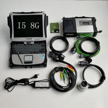 

MB Star C5 with V06/2020 Software X/DAS/DTS Monaco/EPC/WIS in 320GB HDD used Laptop CF19 I5 8G for Professional Diagnosis Scan