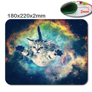 

Galaxy Space Cat Mini Design size Is 18x22/20x25/25x29cm Rectangle gaming Mouse Pad Stylish durable office accessory and gift