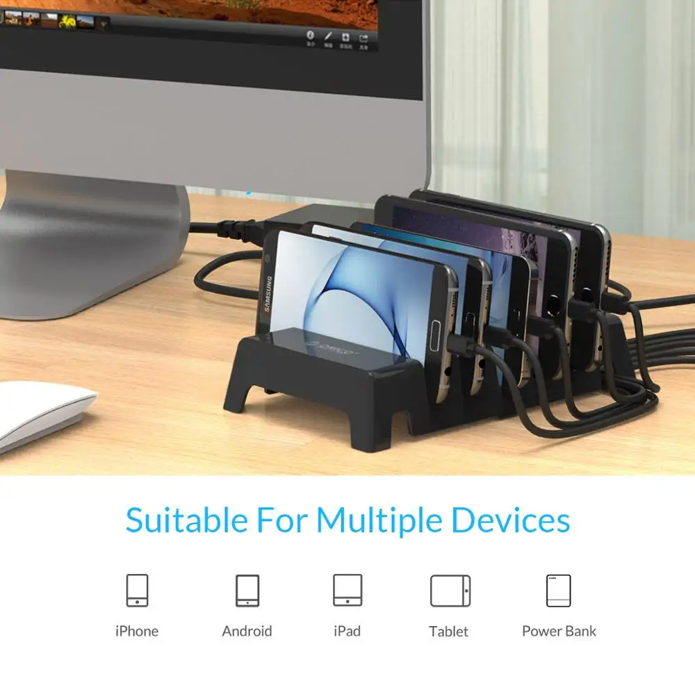  ORICO Universal Charging Stand Bracket Docking Station phone Holder for smartphone Tablet Desktop L