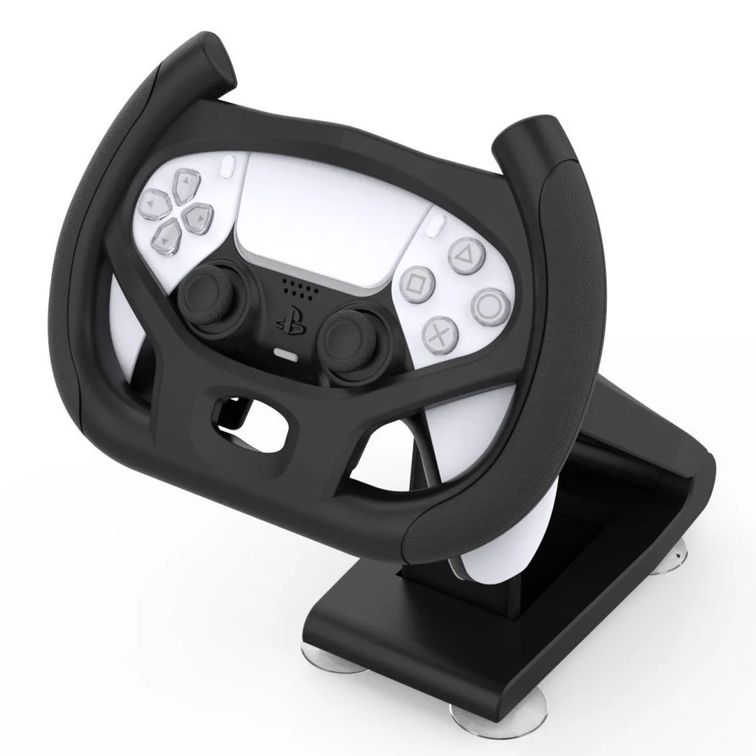 skæbnesvangre mikroskopisk Rykke Professional Gaming Steering Wheel for PS5 Car Racing Games Handle with  Bracket Electronic Machine Accessories