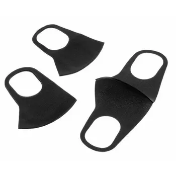 

3pcs Regular Size Black Pitta Mask Dark Gray Japan Anti-Pollution/Dust Face Mask
