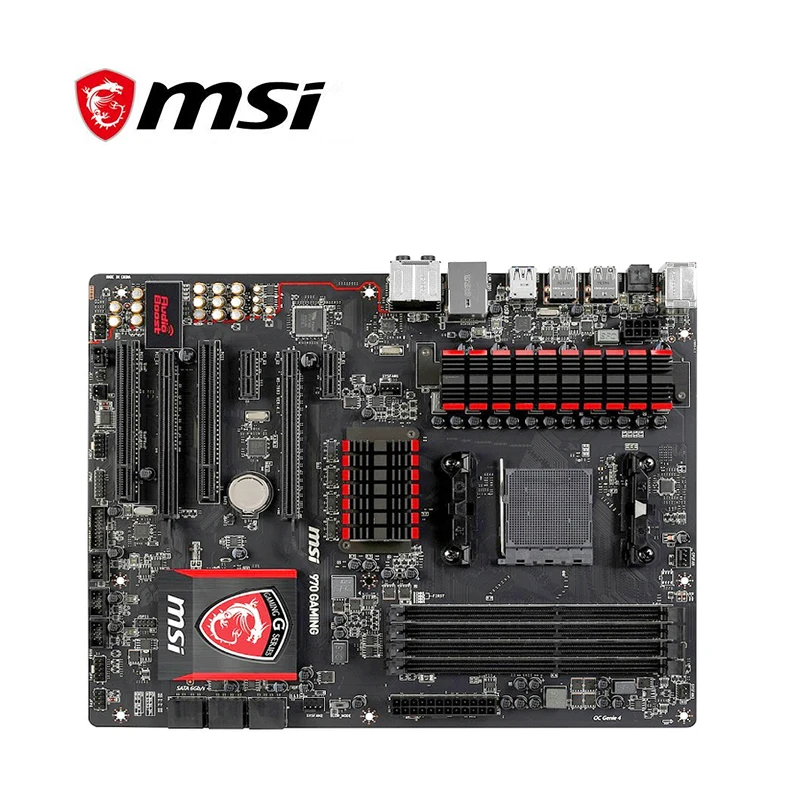 For MSI 970 GAMING Computer USB3.0 SATA III Motherboard AM3+ AM3 DDR3 AMD Desktop Mainboard Used | Компьютеры и офис
