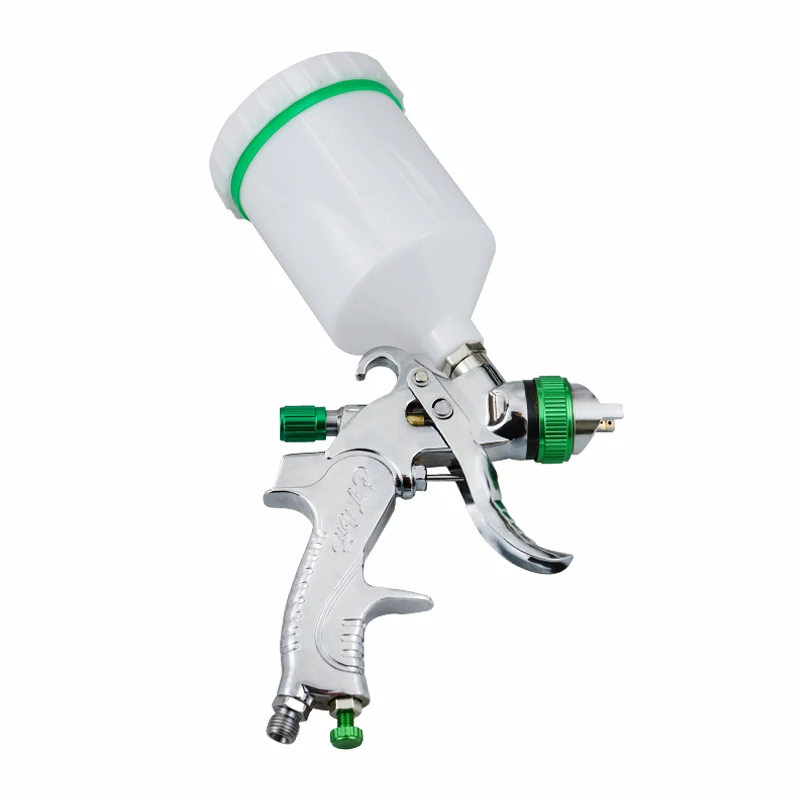 Set Di Elettroutensili Pistola A Spruzzo 1.4Mm/1.7Mm/2Mm Ugello Aerografo Professionale Hvlp Pistole A Spruzzo Per Auto Strumento Di Riparazione Pisto