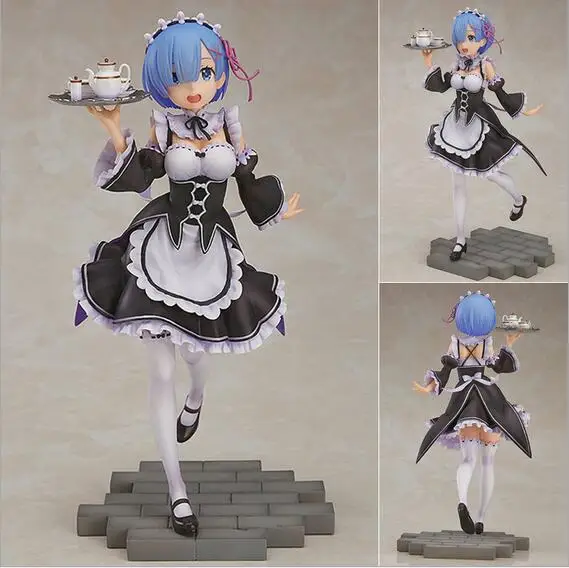 

NEW hot 20cm Life in a different world from zero maid Rem action figure toys collection doll Christmas gift with box