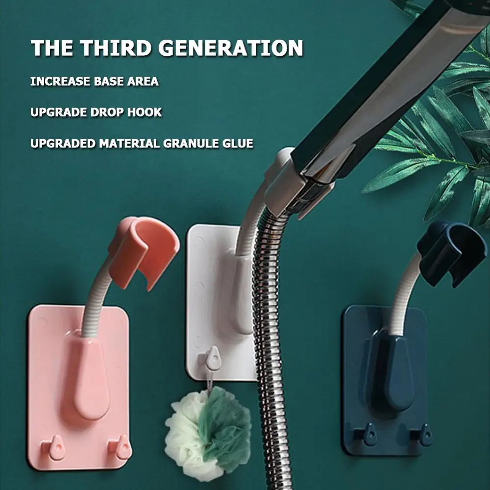 Soporte de cabezal de ducha ajustable de 360 °, soporte de ducha de mano montado en la pared, soportes de ducha, accesorios de baño