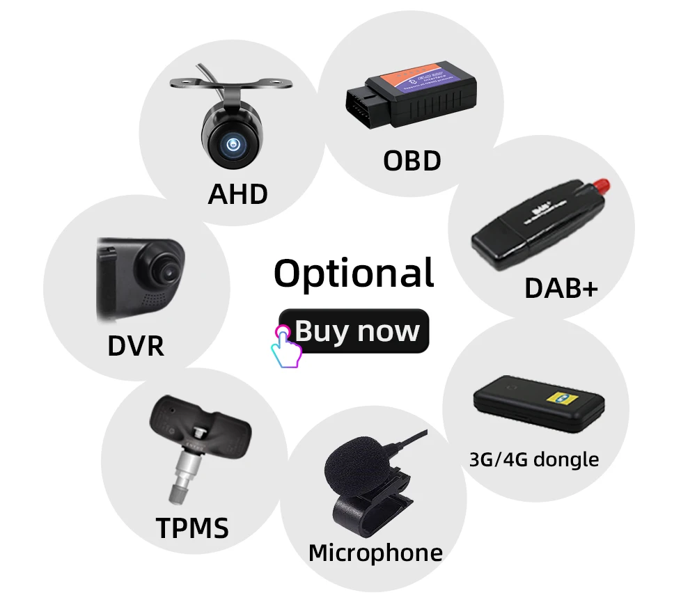 2 Din Автомобильный Радио плеер для Универсальный 4G ram+ 64G rom Bluetooth Wifi AUX Android 9,0 автомобильный мультимедийный плеер