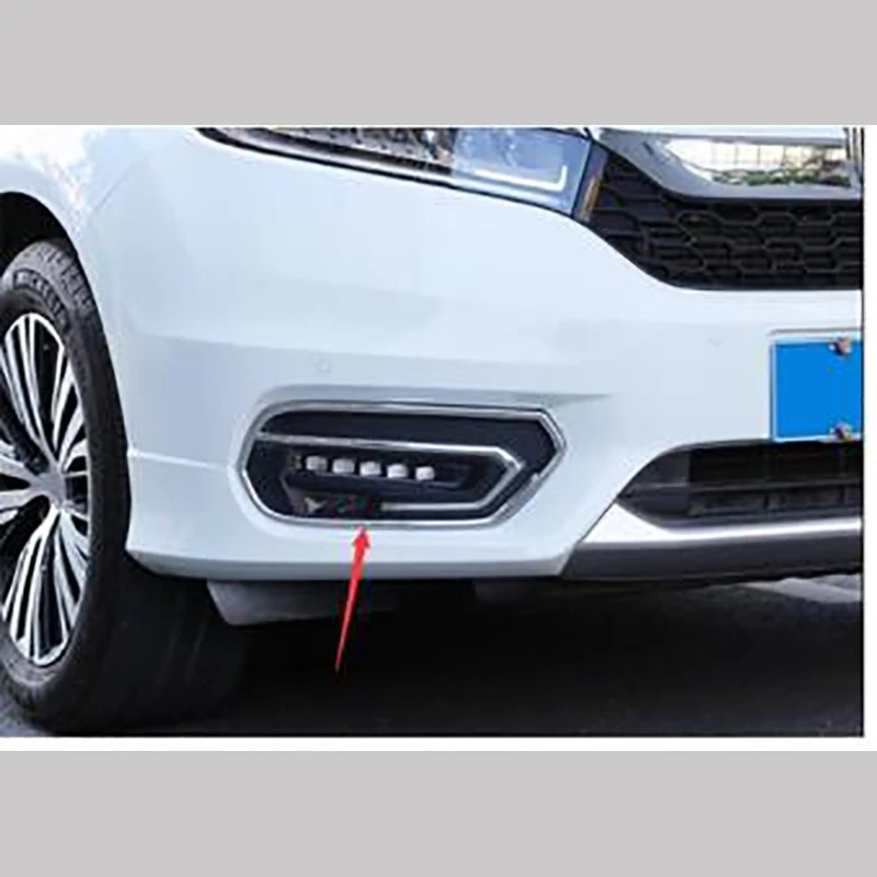 Применяется только для Honda Avancier передняя противотуманная фара рамка декоративная специальная противотуманная фара прожектор противотуманная фара Декоративная полоса