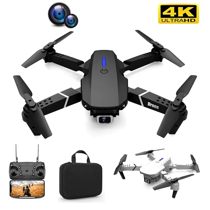 

Квадрокоптер E525 складной с широкоугольной камерой HD 4K 2021 P и поддержкой Wi-Fi