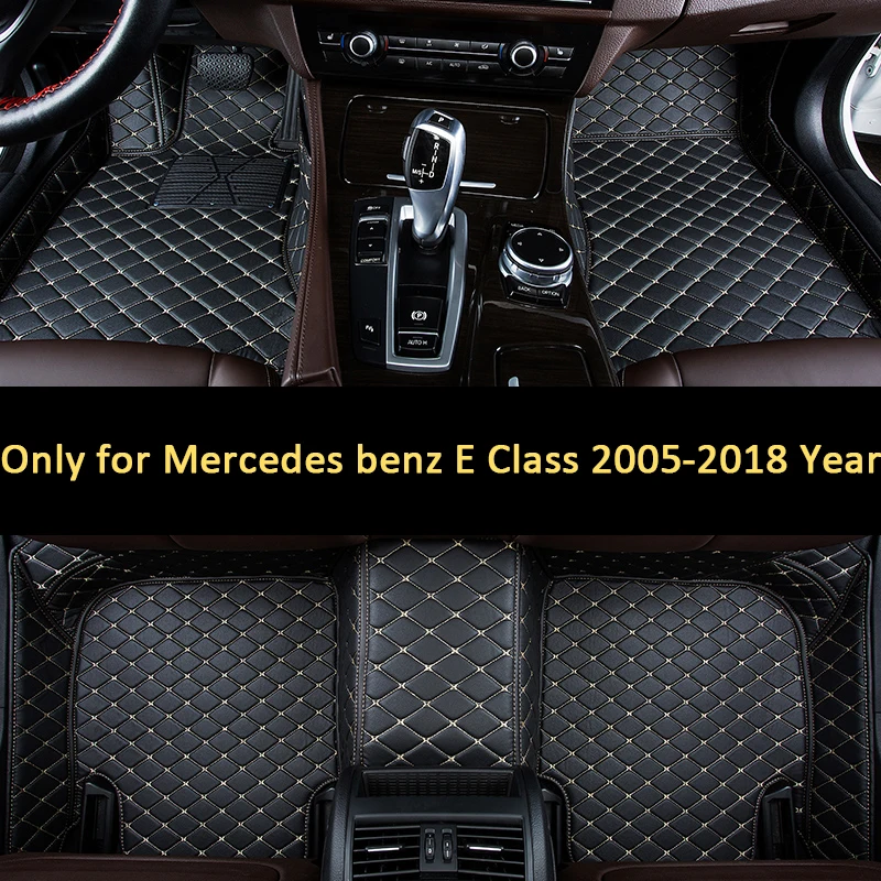 Автомобильный коврик, кожаные автомобильные коврики для Mercedes benz E Class w211 2005-, на заказ, автомобильный коврик для ног