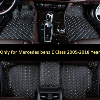 

Car mat leather car floor mats for Mercedes benz E Class w211 2005-2016 2017 2018 Custom auto foot Pad automobile carpet cover