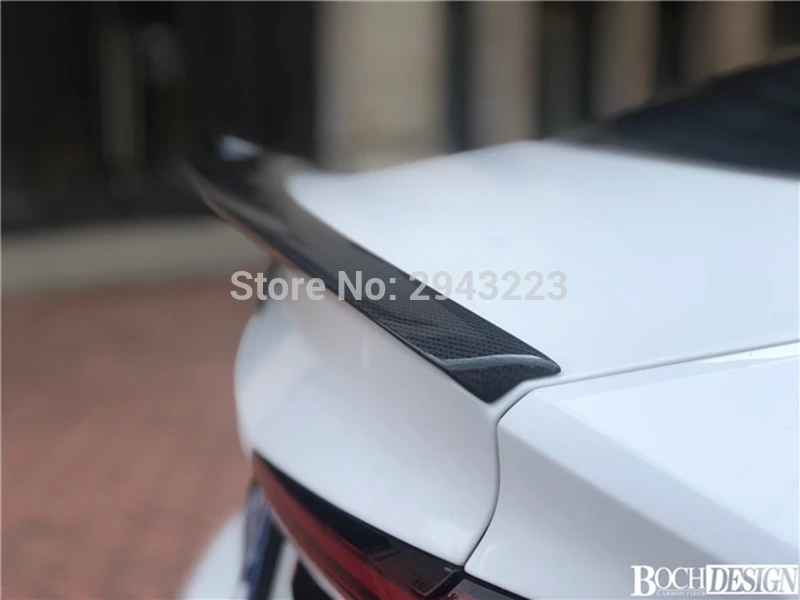 Автомобильный Стайлинг для Audi A5 S5 RS5 Sportback- высокое качество карбоновое волокно задний багажник губы крыша спойлер крыло