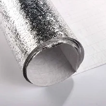 60x100 см кухонная маслостойкая Водонепроницаемая наклейка s алюминиевая фольга для кухни печного шкафа самоклеящаяся настенная наклейка DIY обои