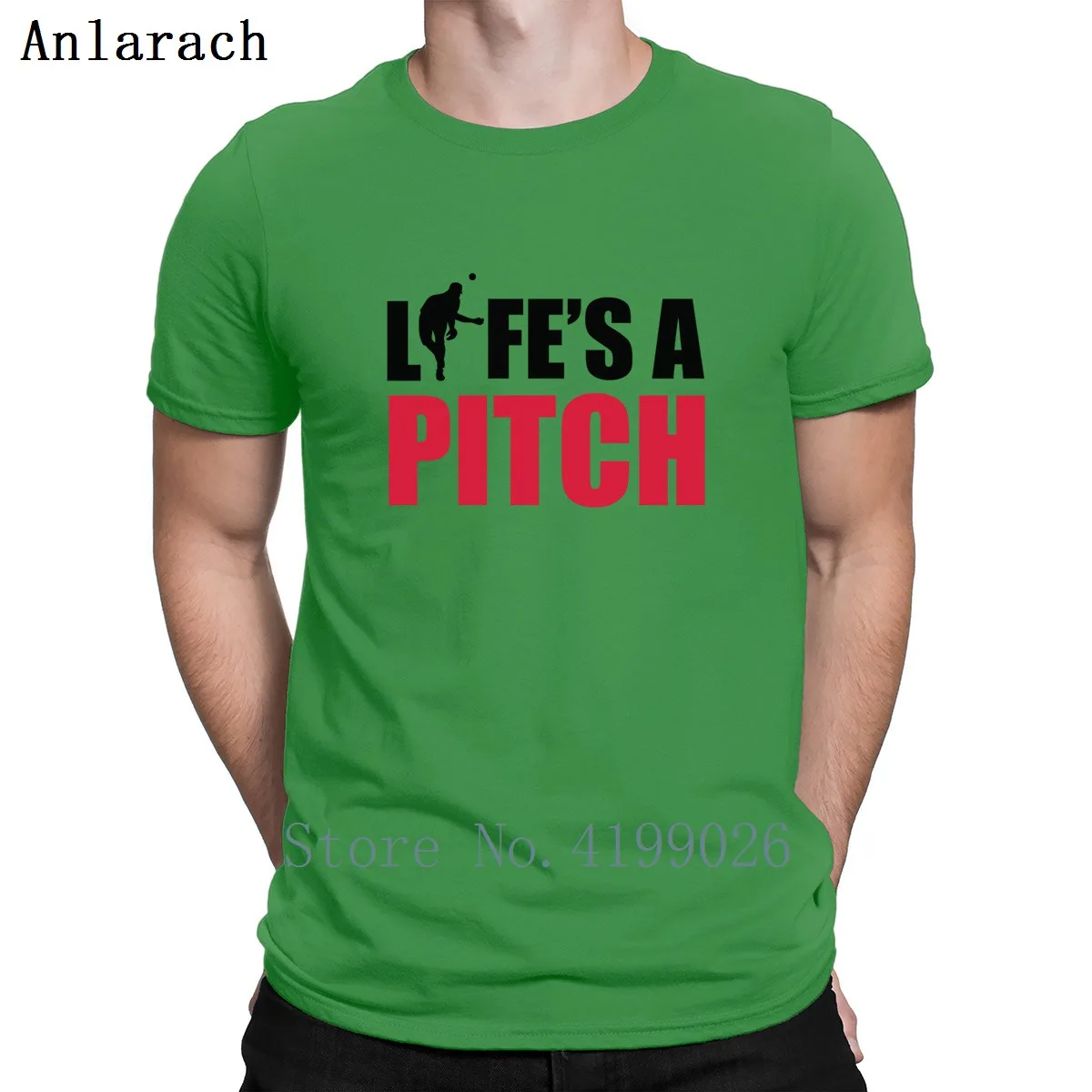 Baseball Life Is A Pitch, футболка в стиле хип-хоп, летняя, потрясающая, красивая футболка для мужчин, круглый воротник, Мужская футболка с надписью Create