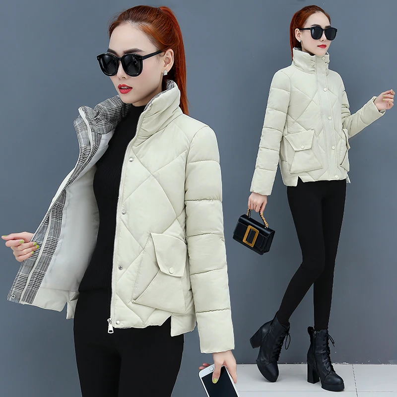 KMETRAM Autumn Winter Jacket Women Fashion Parka Women Coat Female Vintage Slim Outwear Parkas Mujer Manteau Femme QJS#985