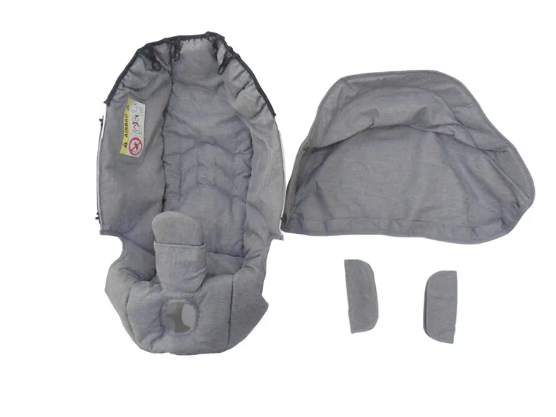 Luxurious Baby Stroller 3 In 1 Genuine Portable Baby Carriage Fold Pram Aluminum Frame High Landscape Stroller For Newborn Baby