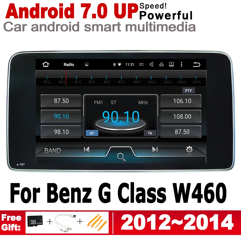 Автомагнитола для Mercedes Benz G Class W460 2012 ~ 2014 NTG Android 7 0 Up радио GPS карта мультимедийный