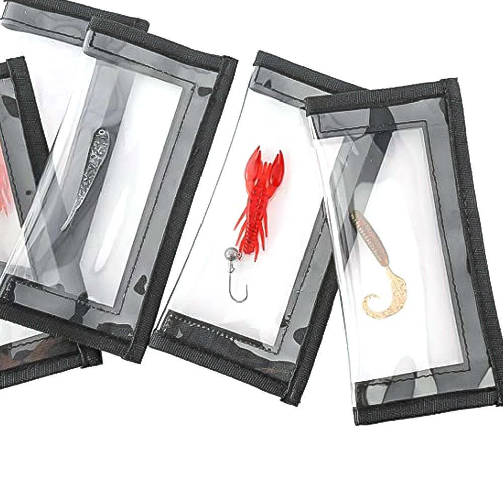 Fishing Tackle Lure Wraps Hook Covers Clear Transparent PVC Bag Bait Storage Protectors Fishing