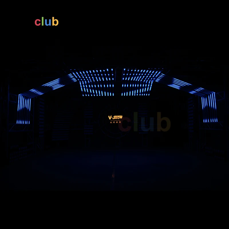 16 шт. с контроллером RGB настенная шайба светодиодная Пиксельная трубка Dmx бар светильник индивидуальное управление пиксельный сценический светильник Dj Бар светильник