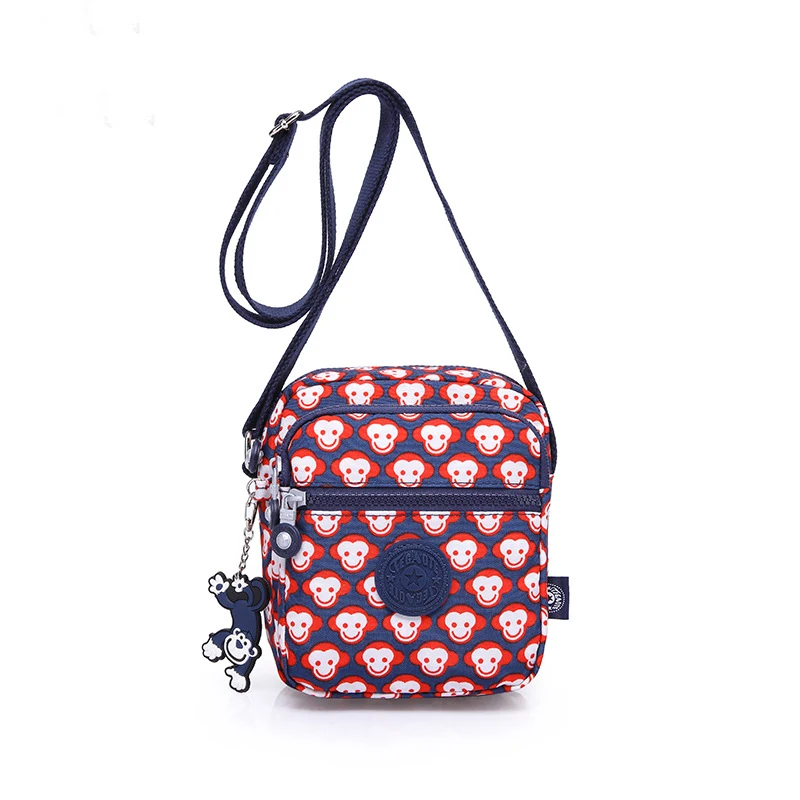 TEGAOTE в китайском стиле Повседневное Kipled Bolsa школьный рюкзак для девочки-подростка с брелок "Обезьяна" сумки - Цвет: 4