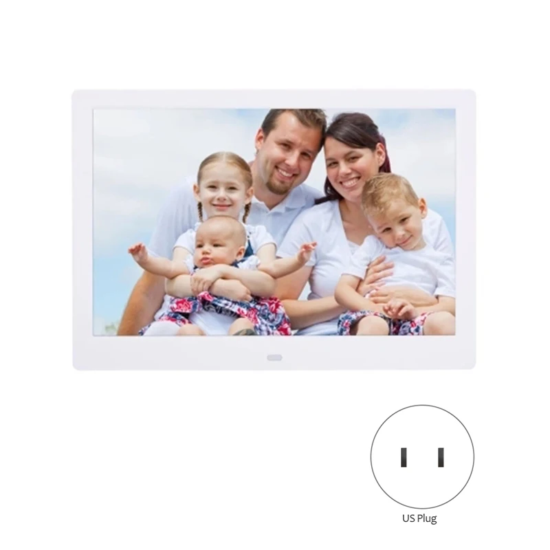 SJD-1203 12 inch LEDs Digital Photo Frame 1280x800 HD Screen Desktop Album Display Image MP4 Video MP3 Audio Clock Calendar with