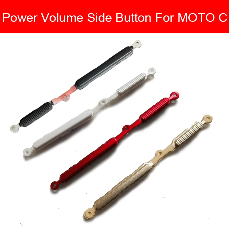 

Colorful Power Side Button Flex Cable For Motorola MOTO C XT1754 XT1755 XT1758 Volume Up Down Button Flex Ribbon Cable Parts