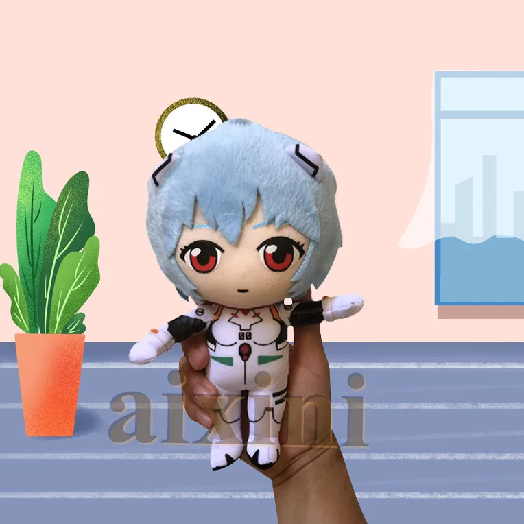 Аниме Плюшевые игрушки Rei Мягкие плюшевые Куклы Kawaii Ayanami подушка принцессы