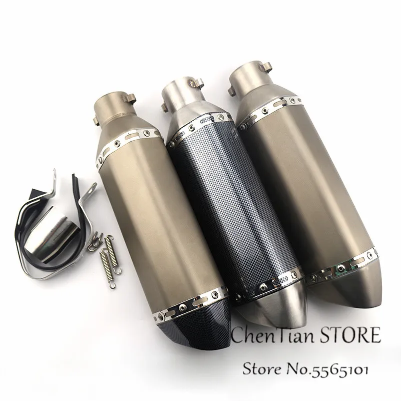 51 мм Универсальный мотоциклетный глушитель Akrapovic Yoshimura выхлопная труба для Yamaha MT07