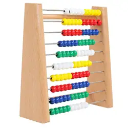 6,5 "Abacus классическая деревянная игрушка 123 Обучающие математические счетные бусы Обучающие счетчики Игрушки для малышей