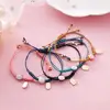 New Color Simple Cute Ceramic Lucky Cat Star Bracelet Hand-woven Red Colors Rope Bangle For Women Girls Jewelry Gift ► Photo 2/6
