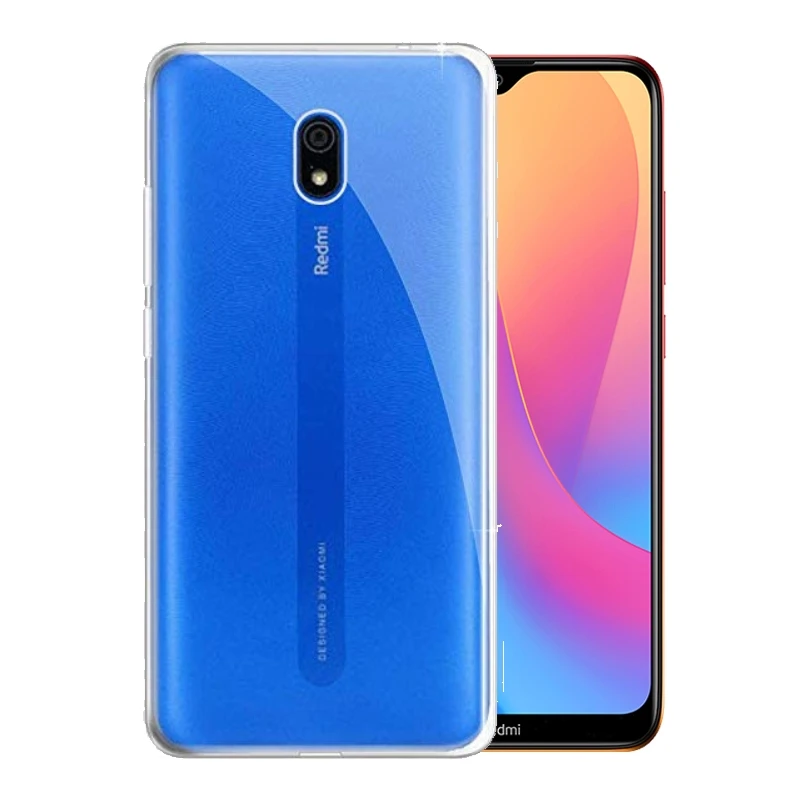 Прозрачный гелевый резиновый мягкий силиконовый чехол из ТПУ для Xiaomi Redmi Note 8 Pro 8A