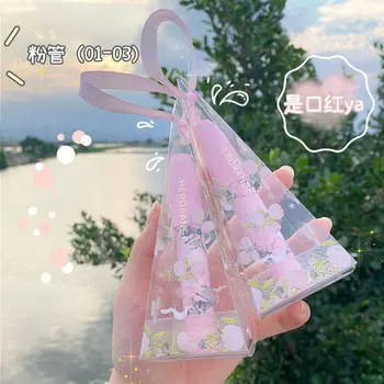 

8 Colour Velvet Lipstick Transparent Shell Crayon Shape Matte Easy to Color Waterproof Nonstick Cup Lipstick Lip Cosmetics