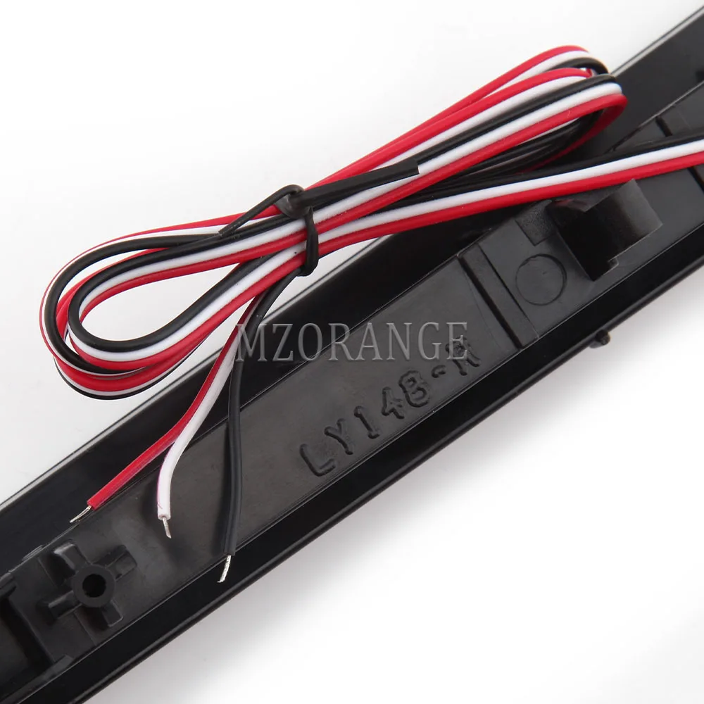 1 Pair Smoky Black  LED Rear Bumper Reflector Light For Ford Explorer 2011-2015 Fog Lamp Tail Brake Light Car Accessories