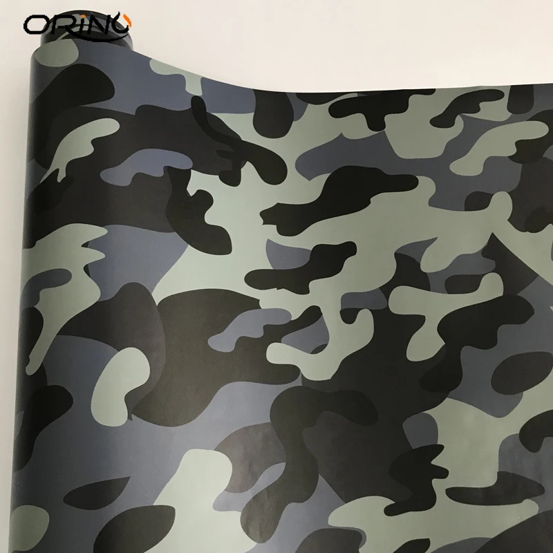 Green Black Camouflage Vinyl Wrap Sticker-4