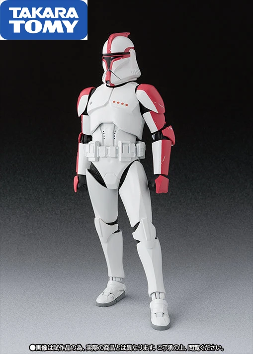 Звездные войны фигурки Клон Trooper PHASE II/PHASE I капитан ПВХ фигурка Коллекционная