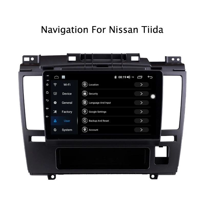 Ectwodvd 9 дюймов Andriod 8,1 автомобильный DVD gps для Nissan Tiida 2005-2010 4G ram 64G rom CarPlay DSP 4G LTE с wifi