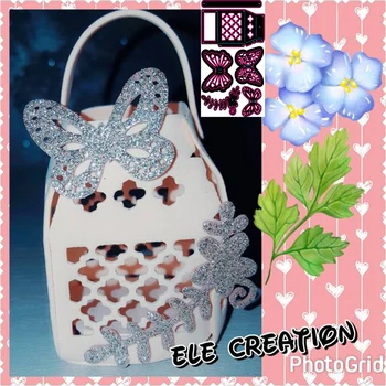 

Butterfly set Butterfly box metal cutting die new paper Flower blue seed handicraft photo album embossing die DIY mould