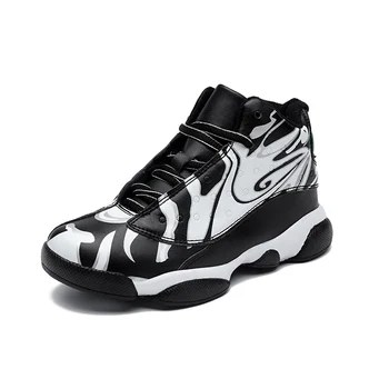 

Boys Basketball Shoes Breathable Outdoor Kids Sneakers Athletic Training Non-slip Ankle Sport Basketball Children