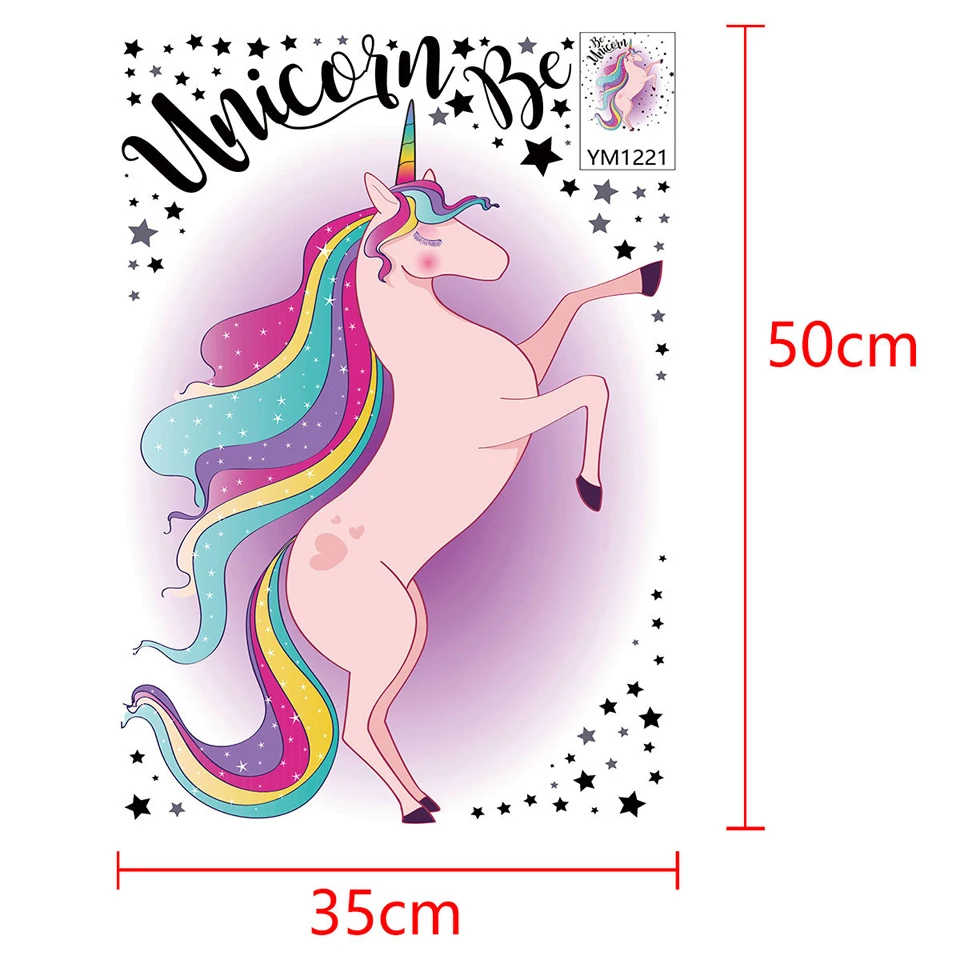 Unicorn Wall Stickers For GIrl Room