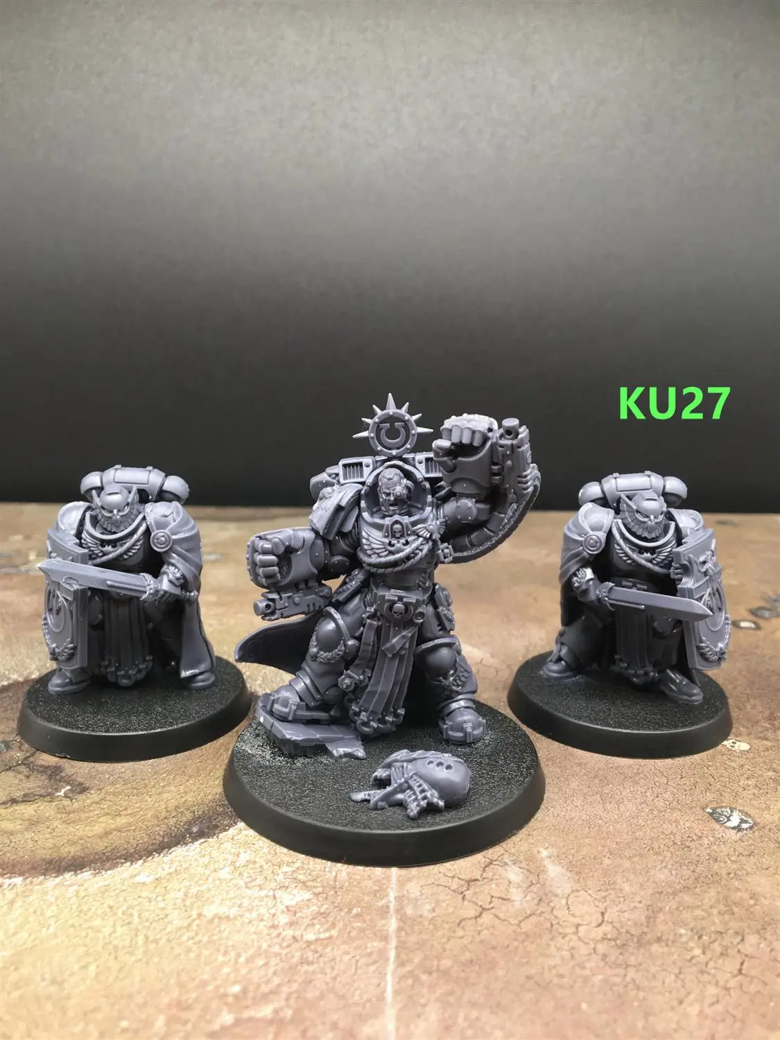 KU27 Calgar 3model GB Смола Модель psm hq - Цвет: KU27 Calgar 3model