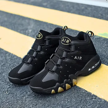 

Basketball Shoes Men High-top Sports Cushioning Basketball Sneakers Athletic Mens Shoes Comfortable Breathable Retro Sneakers