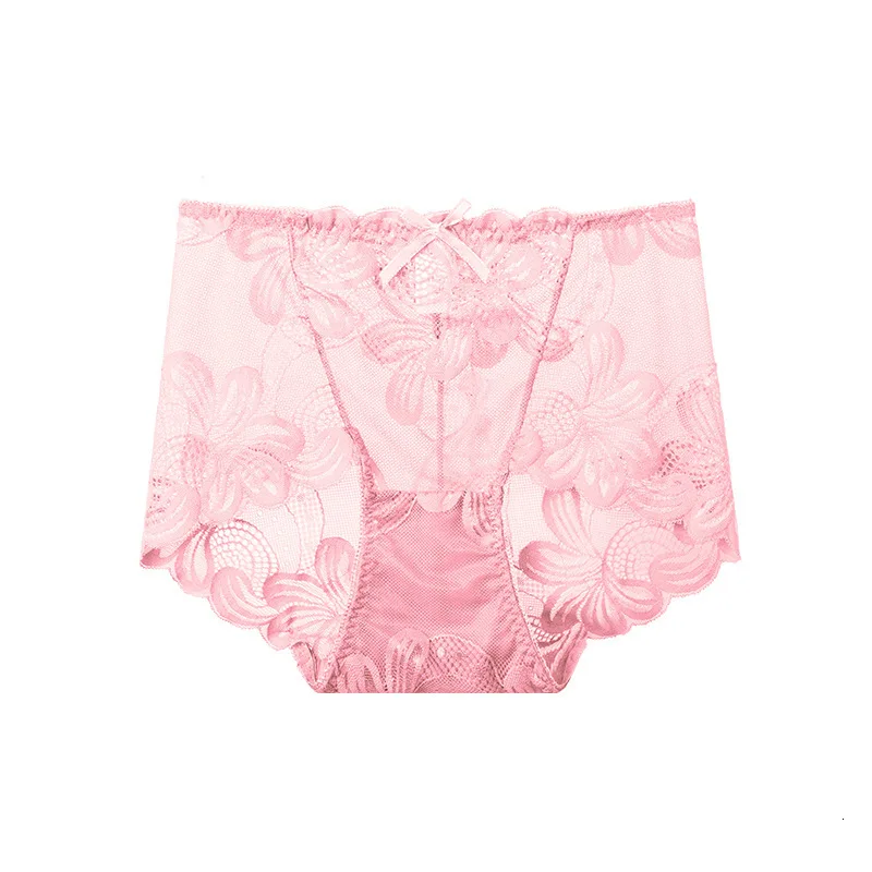 pink Кружевные трусы для женщин, увеличивающие гипертрофический код, Трусы-брифы из чистого хлопка с эффектом приподнятия ягодиц, нижнее белье от производителя - Цвет: pink