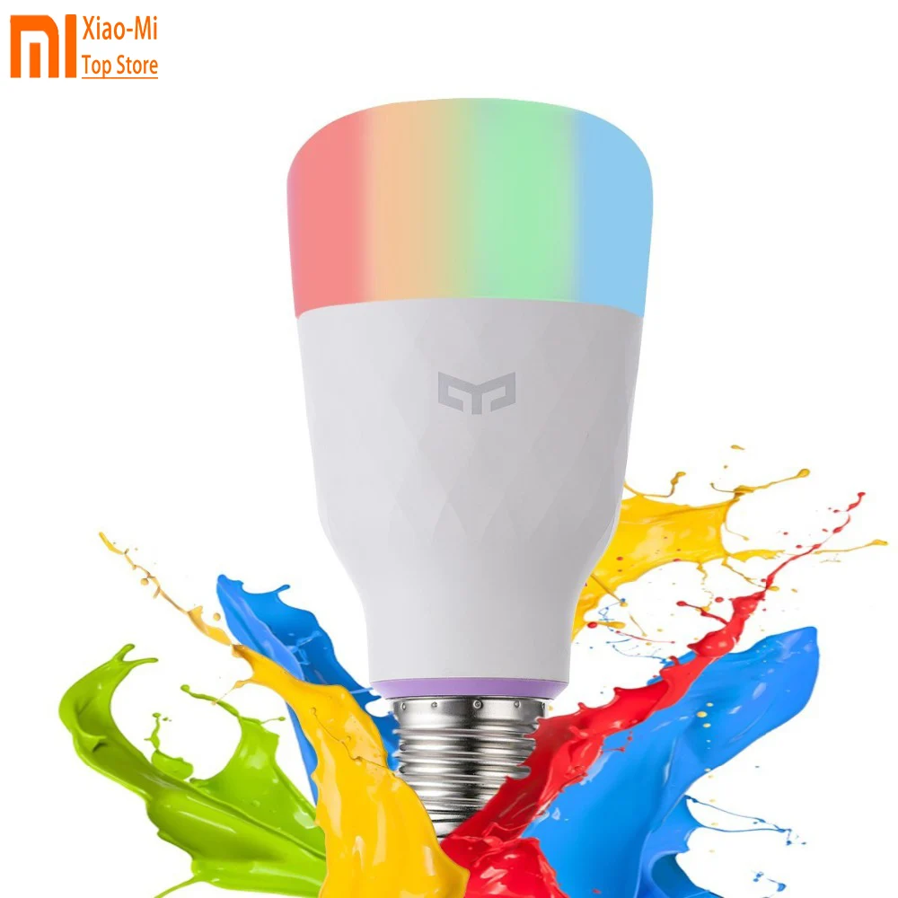 Английская версия Xiaomi Yeelight умная Светодиодная лампа цветная 800 люменов 10 Вт E27