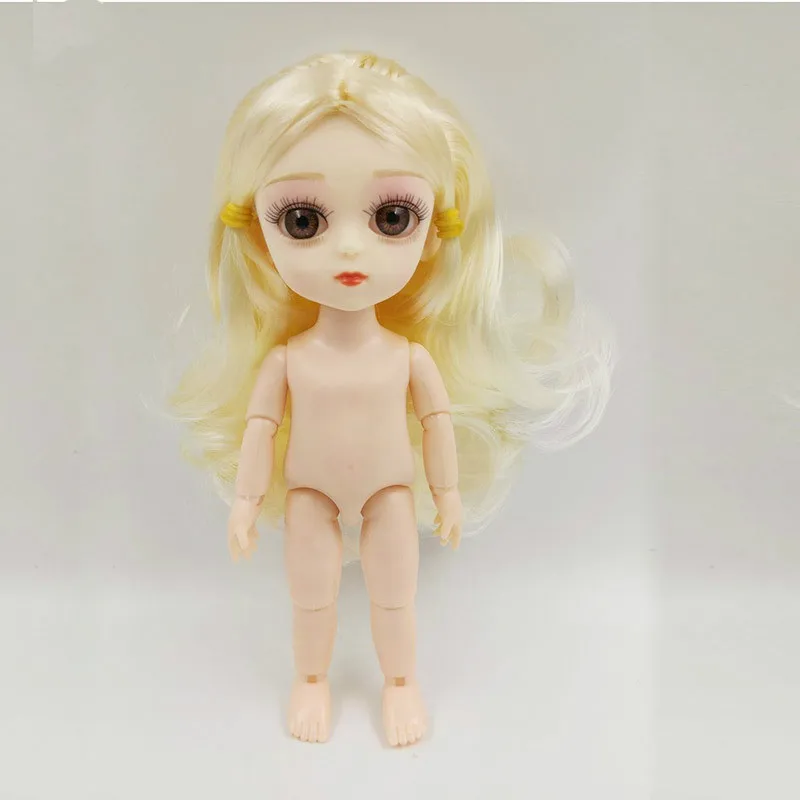1/12 BJD куклы игрушки 13 суставов изысканное оригинальное платье своими руками макияж кукла Обнаженная тело принцесса милые куклы игрушки для девочек подарок