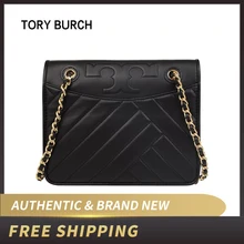 Подлинная оригинальная и брендовая новая роскошная сумка через плечо Tory Burch Alexa, черный 50643