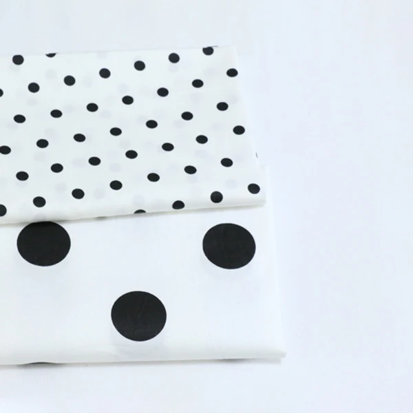 FA190131-02 2 шт. сова, лиса, узор в горошек, в клетку, саржевая ткань с принтом для детей, лоскутное шитье, стеганая пряди - Цвет: FA190131-02