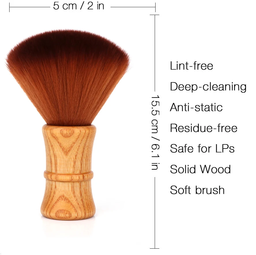 High quality one piece Record & Stylus Dust Brush Soft Album Cleaner Anti-Static Vinyl LP Cleaning | Электроника