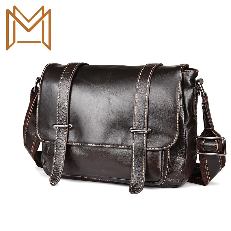 

Genuine Leather Woman Package Single Shoulder Package Tide England Package Portable Head Layer Cowhide Single Shoulder