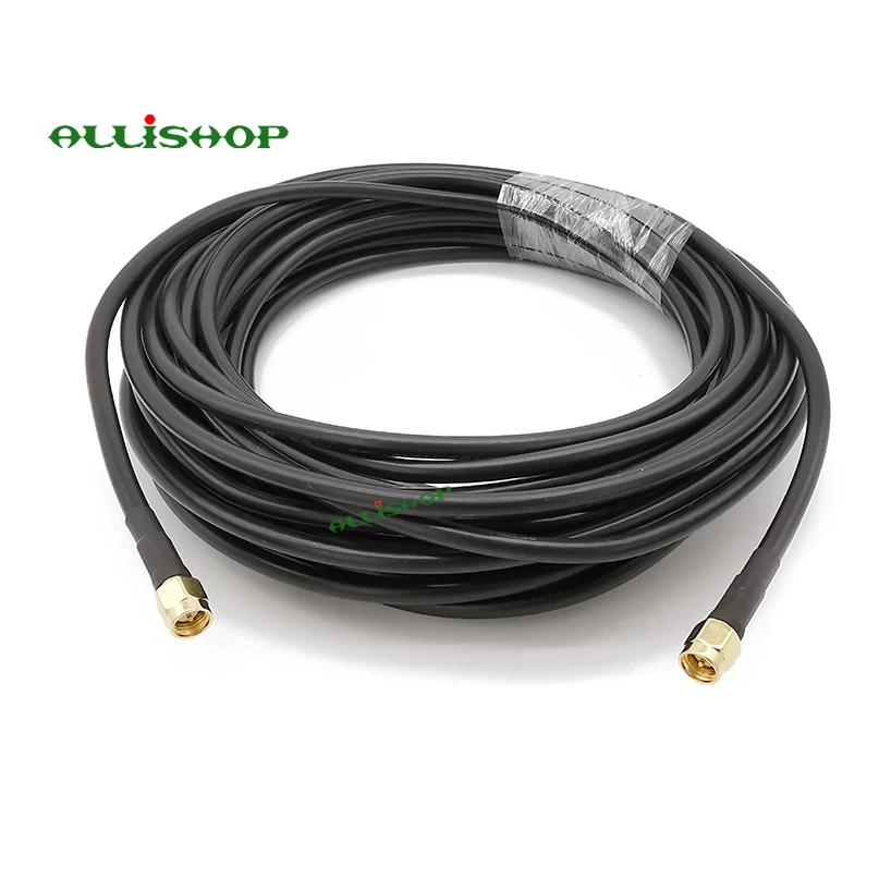 ALLiSHOP 0-3 ГГц Пигтейл SMA мужчина Броши разъем к SMA Мужской Броши plug Низкая потеря RG58 кабель для антенны качества расширение